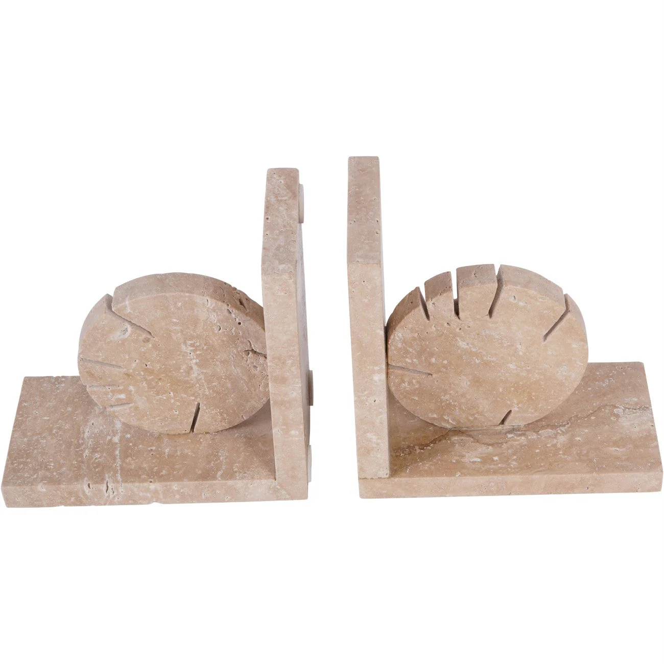 Catania Travertine Bookends - Image 3