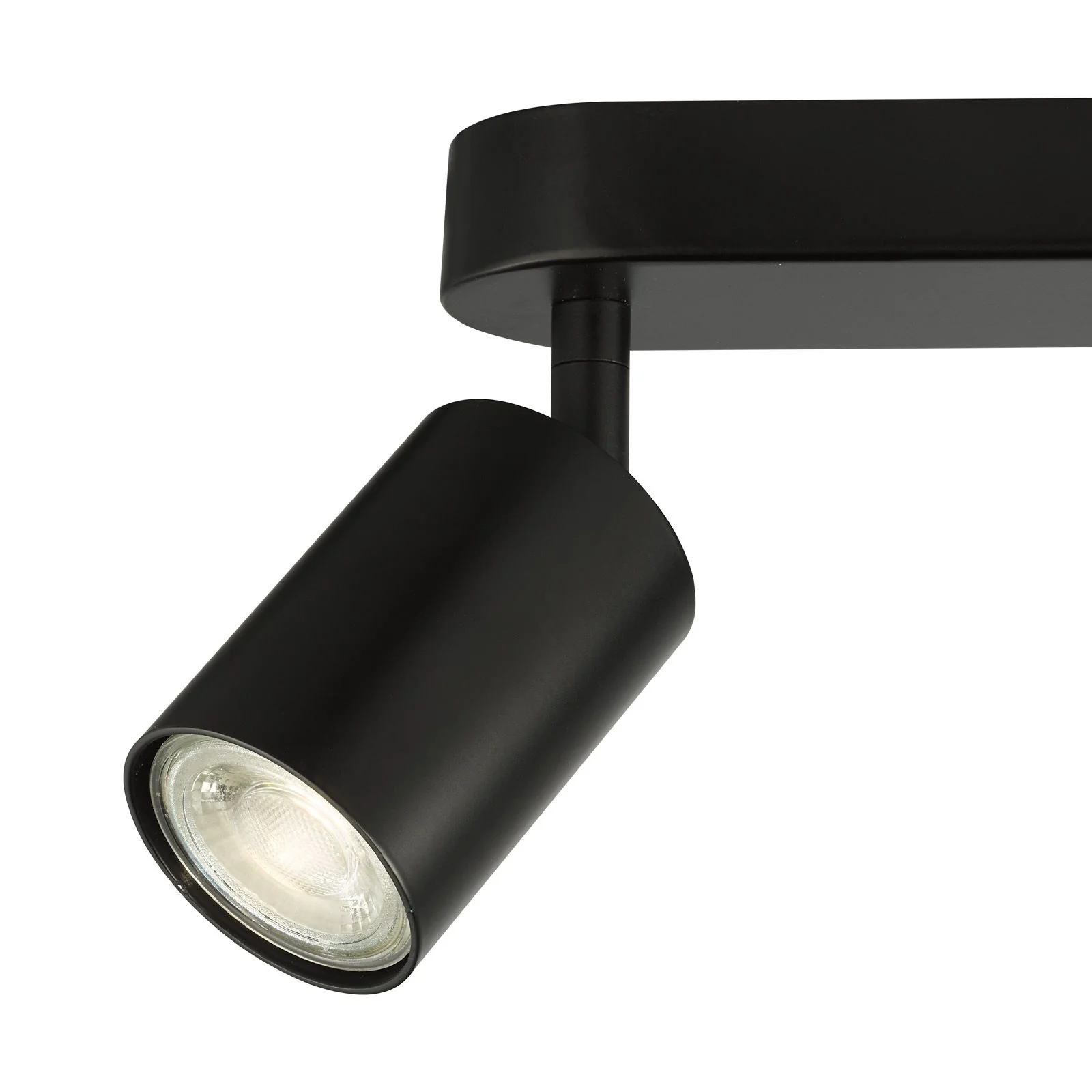Cawley 4 Light Plate Spotlight - Matt Black Finish - Image 3