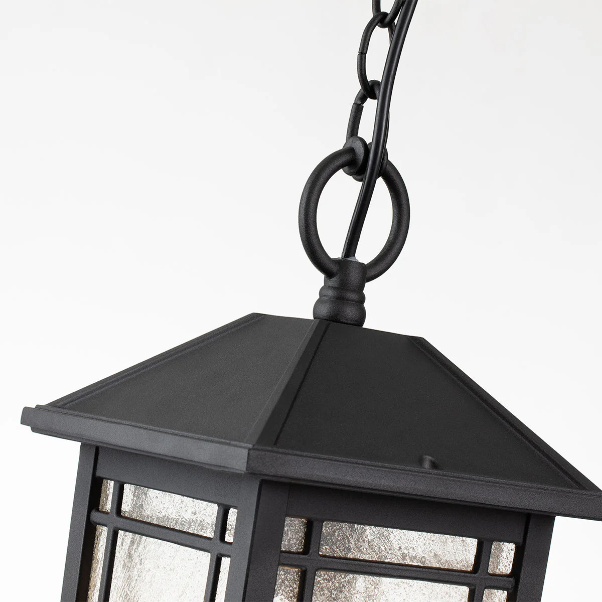 Cedar Point Chain Lantern – Black Finish - Image 2