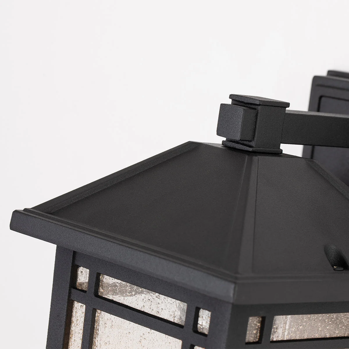 Cedar Small/Medium/Large Wall Lantern - Black Finish - Image 2