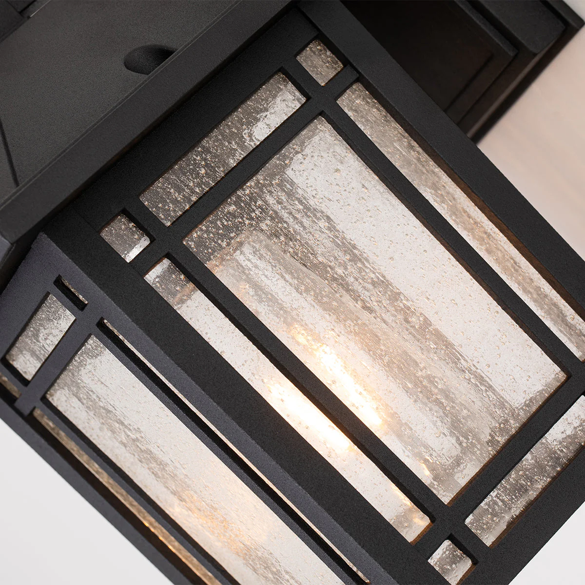 Cedar Small/Medium/Large Wall Lantern - Black Finish - Image 3