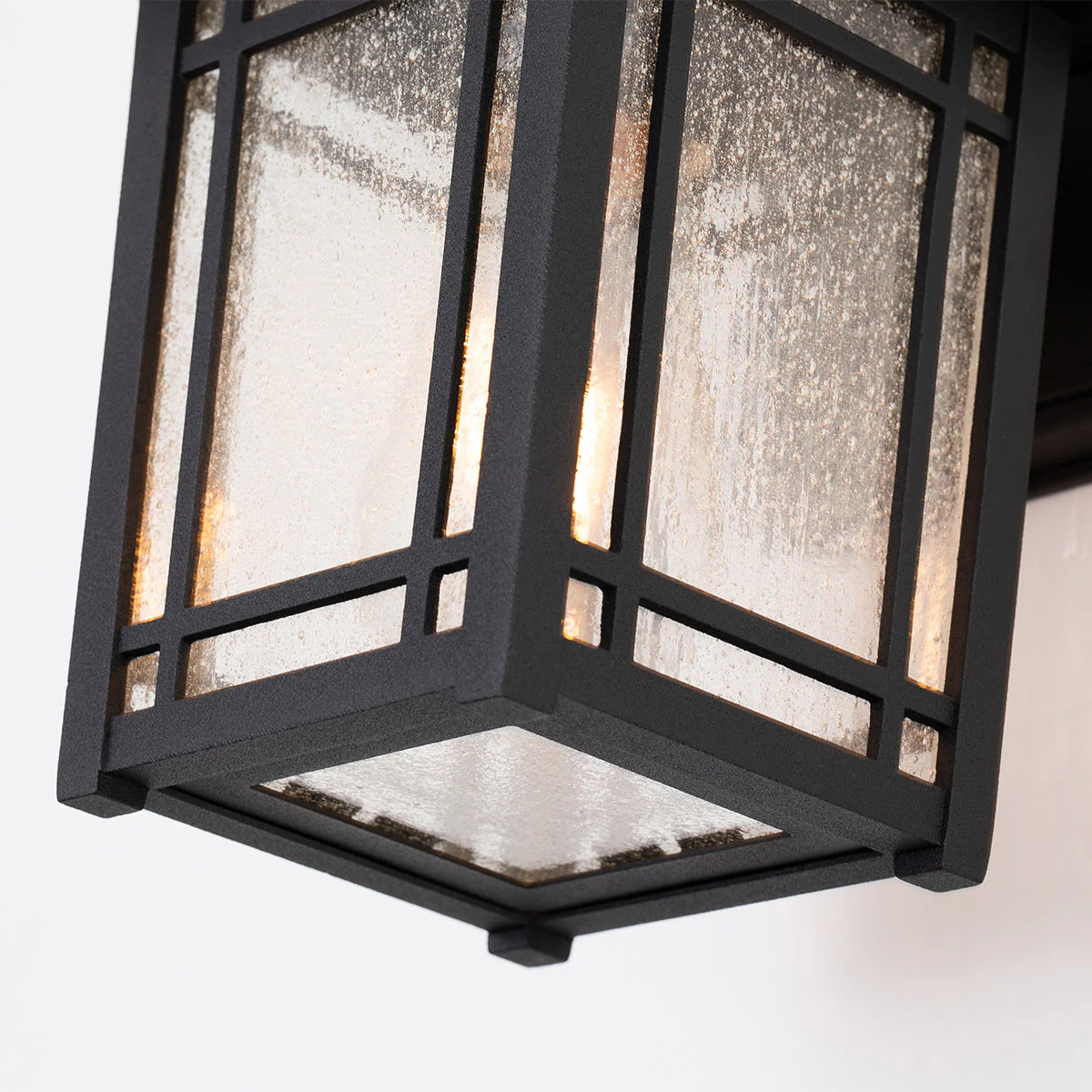 Cedar Small/Medium/Large Wall Lantern - Black Finish - Image 4