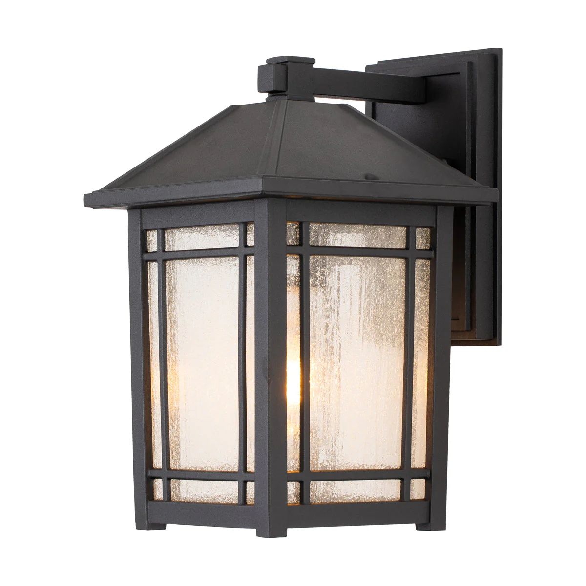 Cedar Small/Medium/Large Wall Lantern - Black Finish - Image 5
