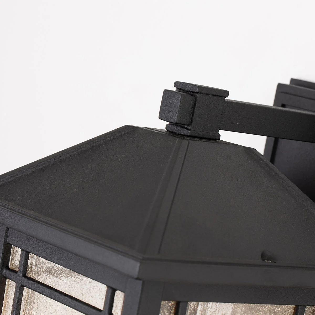 Cedar Small/Medium/Large Wall Lantern - Black Finish - Image 6