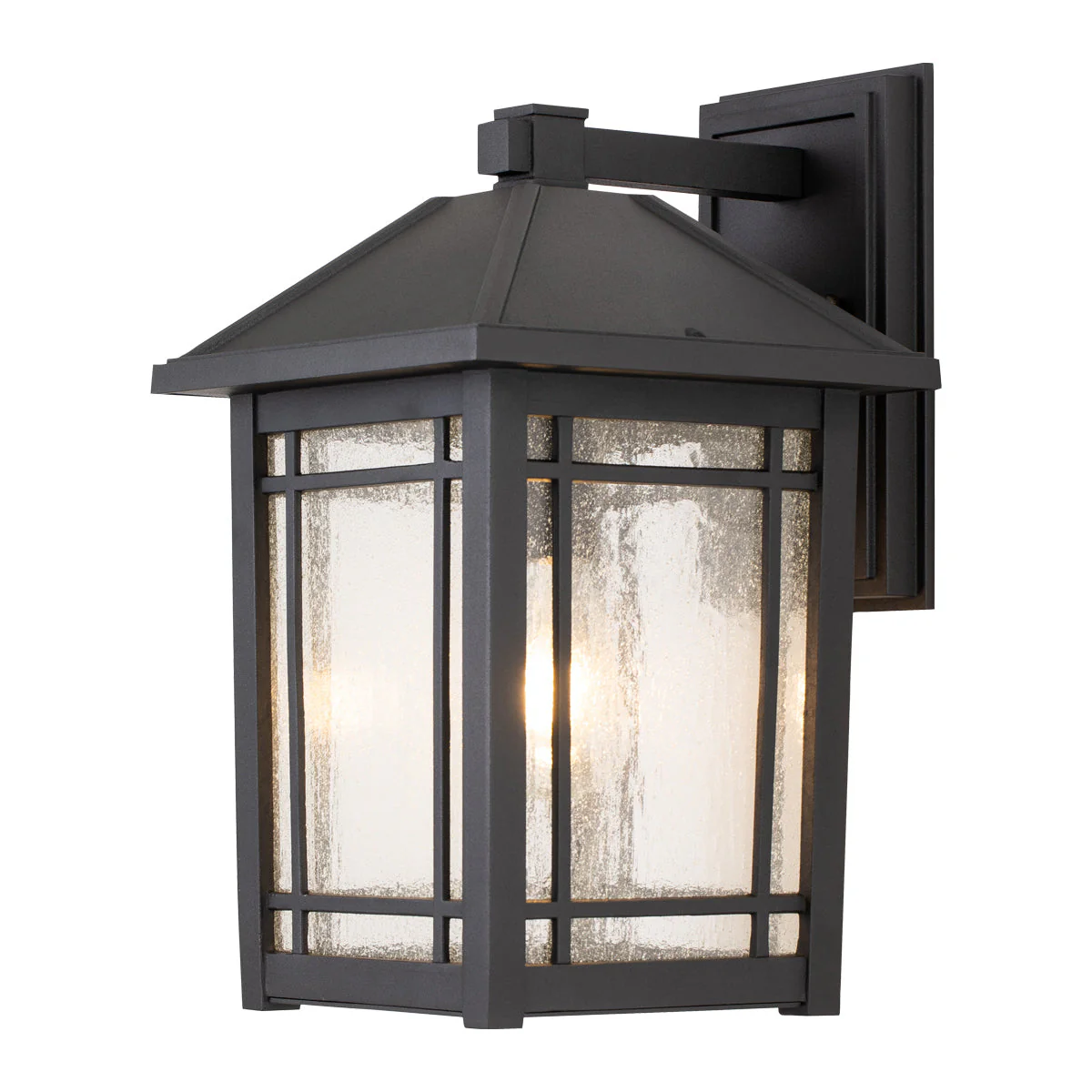 Cedar Small/Medium/Large Wall Lantern - Black Finish - Image 9