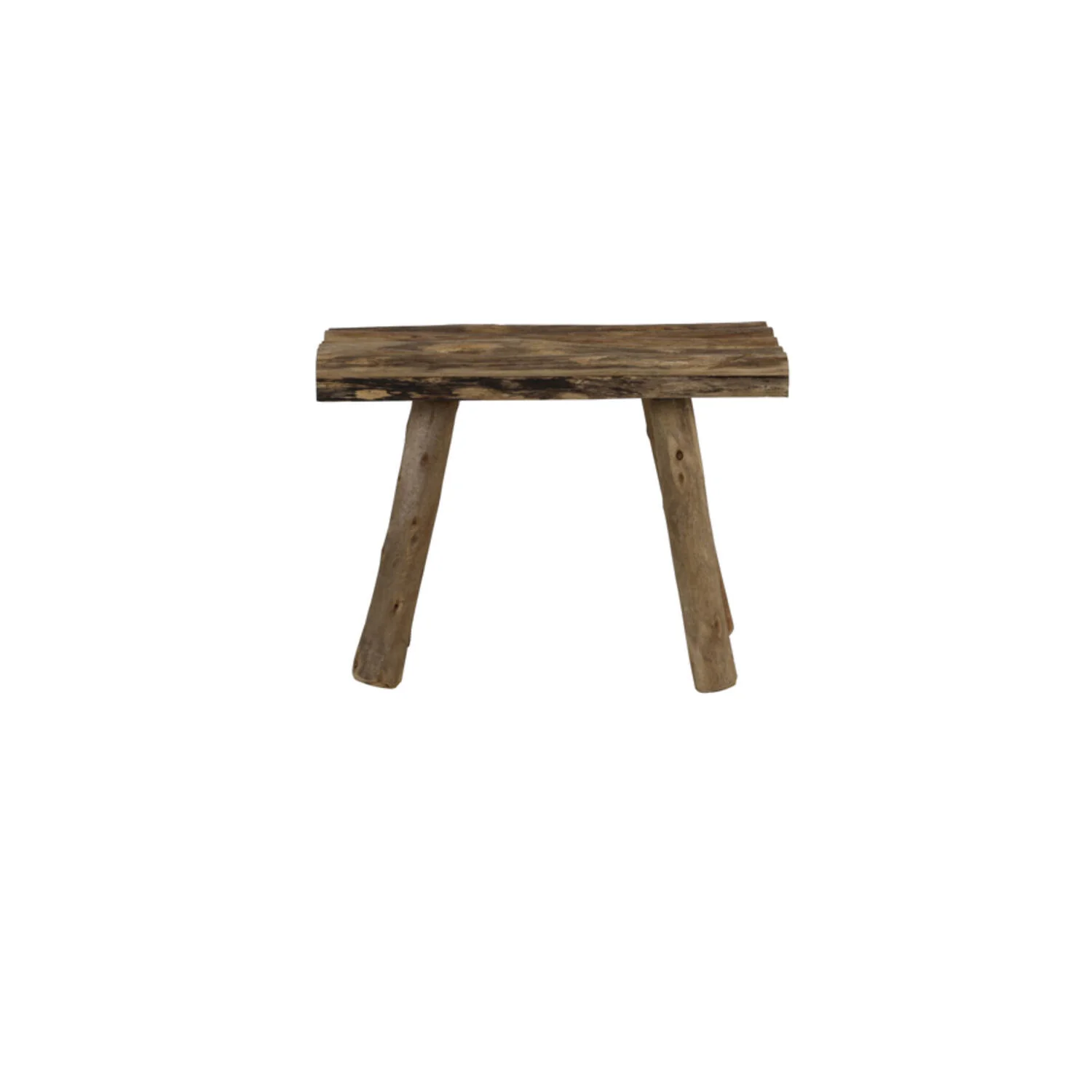 Cedro Brown Stool - 50x31x37 cm - Image 2