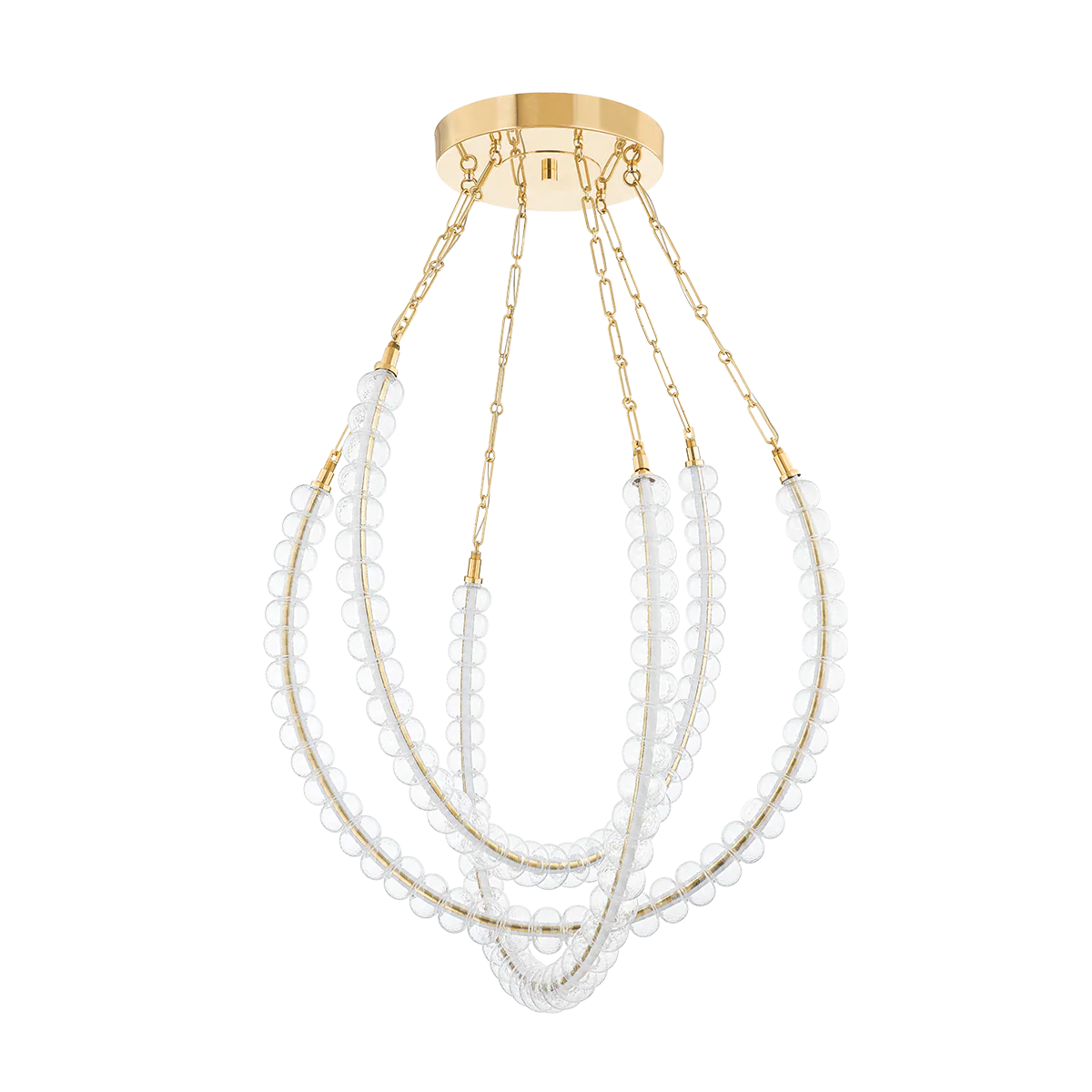 Celeste LED Fitting - Vintage Brass