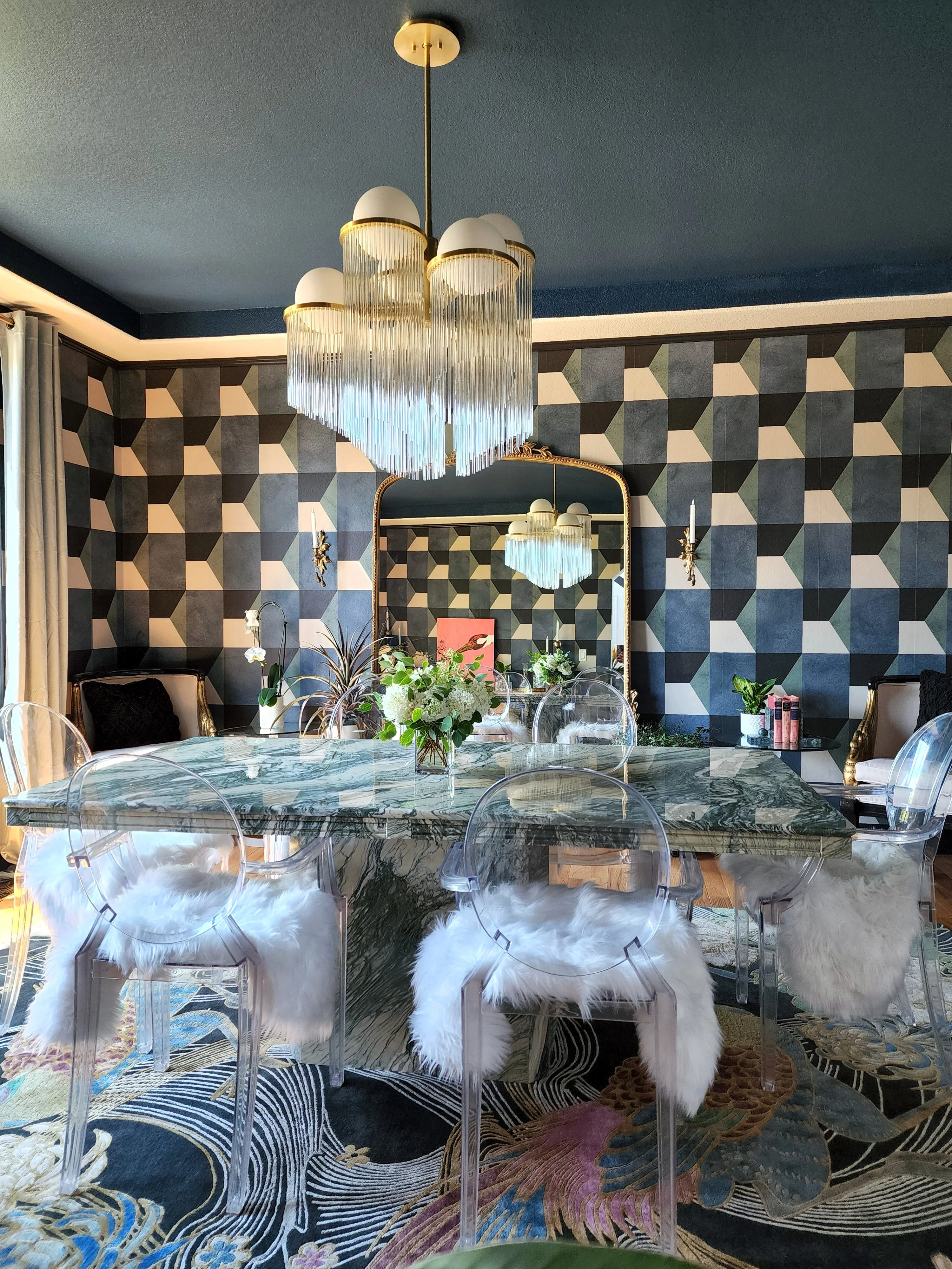 Celestial 6Lt Chandelier - Image 2