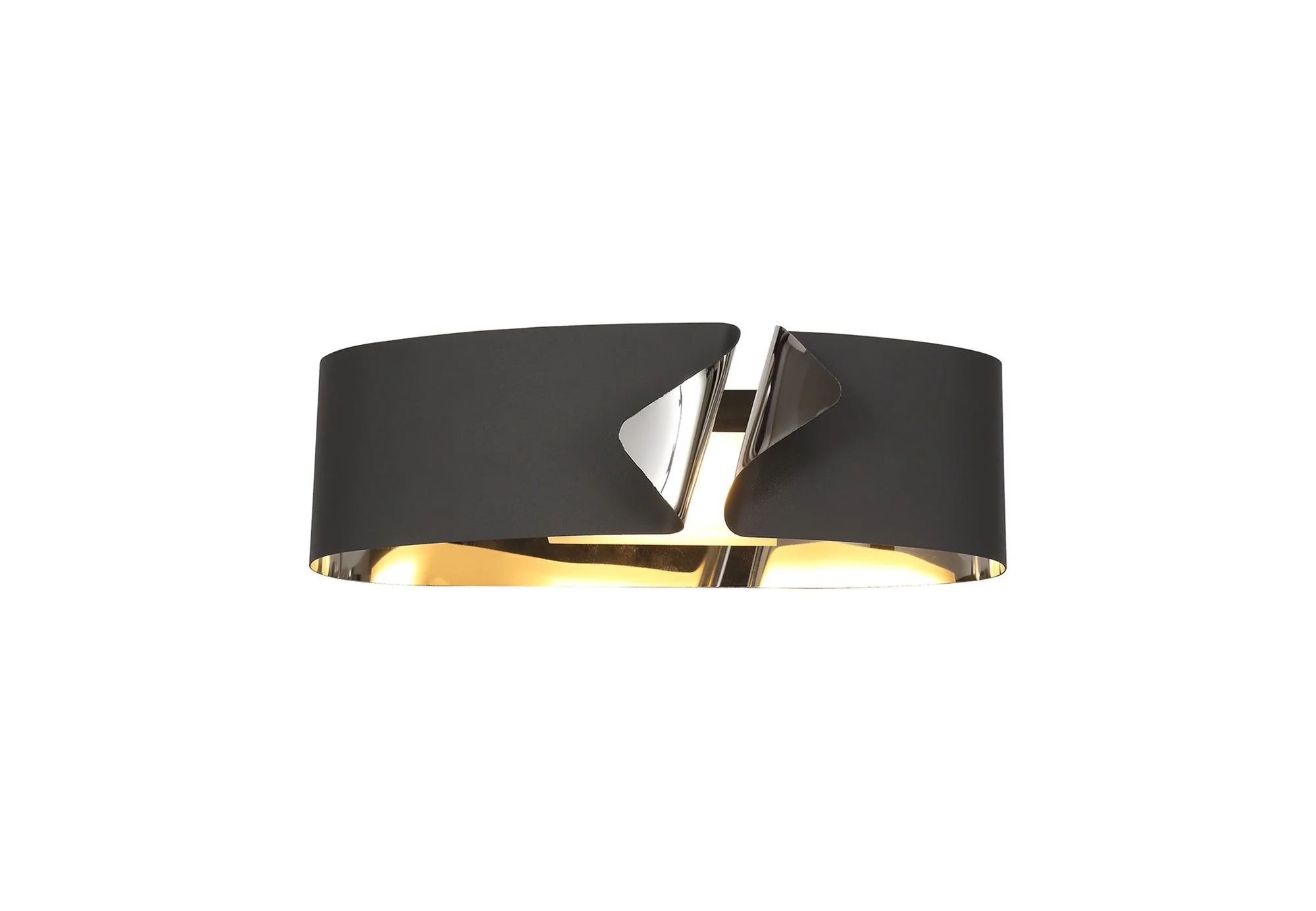 Cellar Wall Lamp, 1 x 10W LED, 3000K, 700lm,Sand White/Sand Anthracite/Polished Chrome, 3yrs Warranty - Image 4