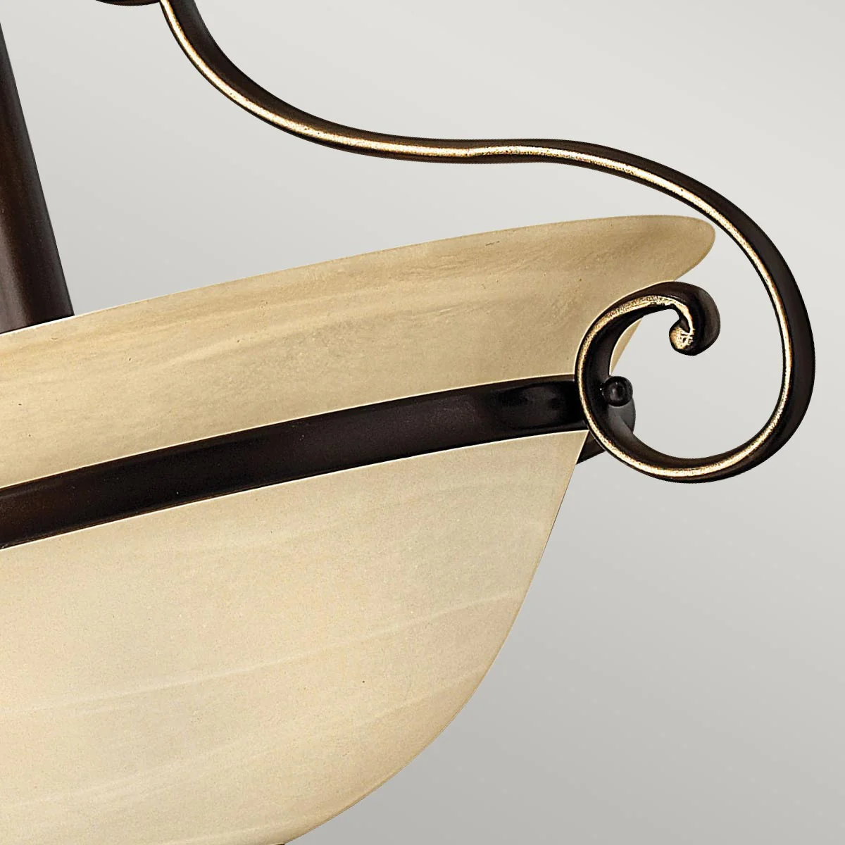 Cello 2 Light Semi-Flush - Antique Bronze - Image 3