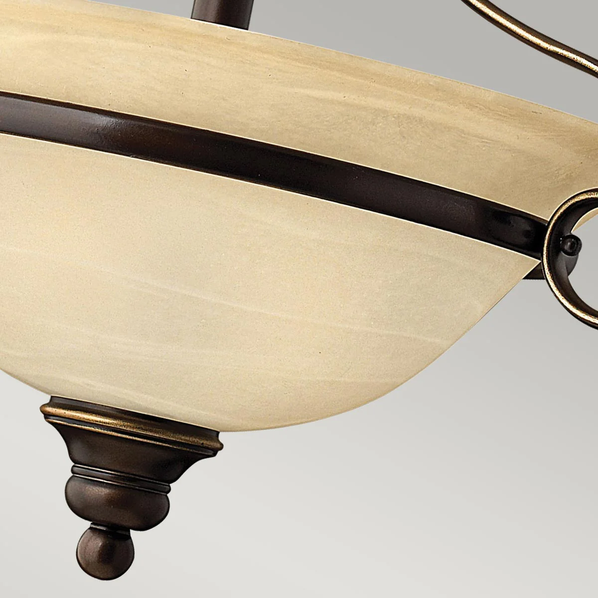 Cello 2 Light Semi-Flush - Antique Bronze - Image 4