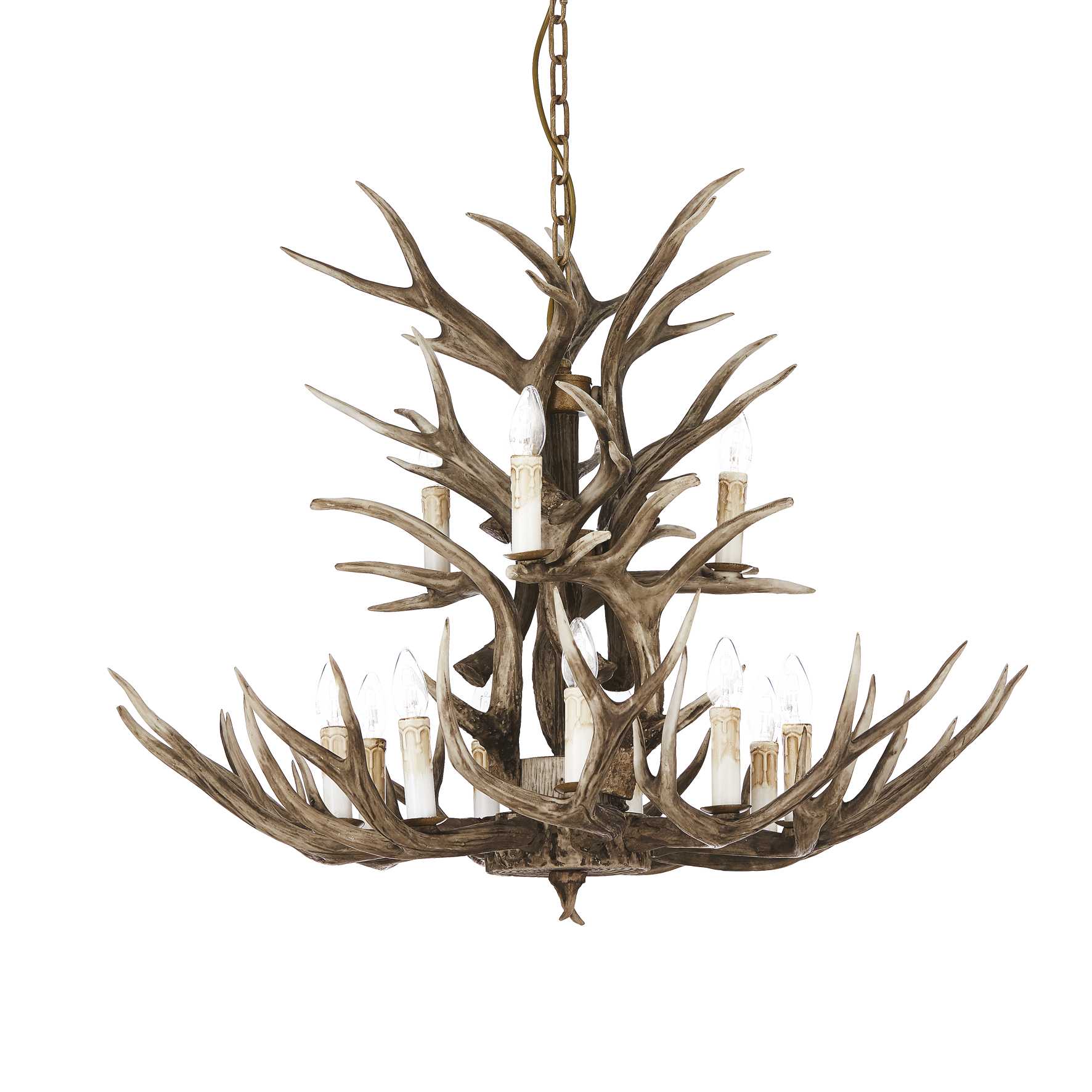 Chalet Centre Light 6/8/12Lt - Beige Finish - Image 3