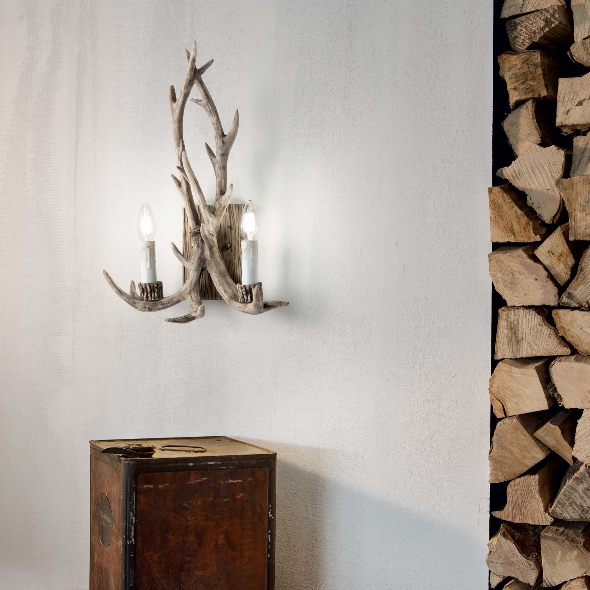 Chalet Wall Light - Beige Finish - Image 2