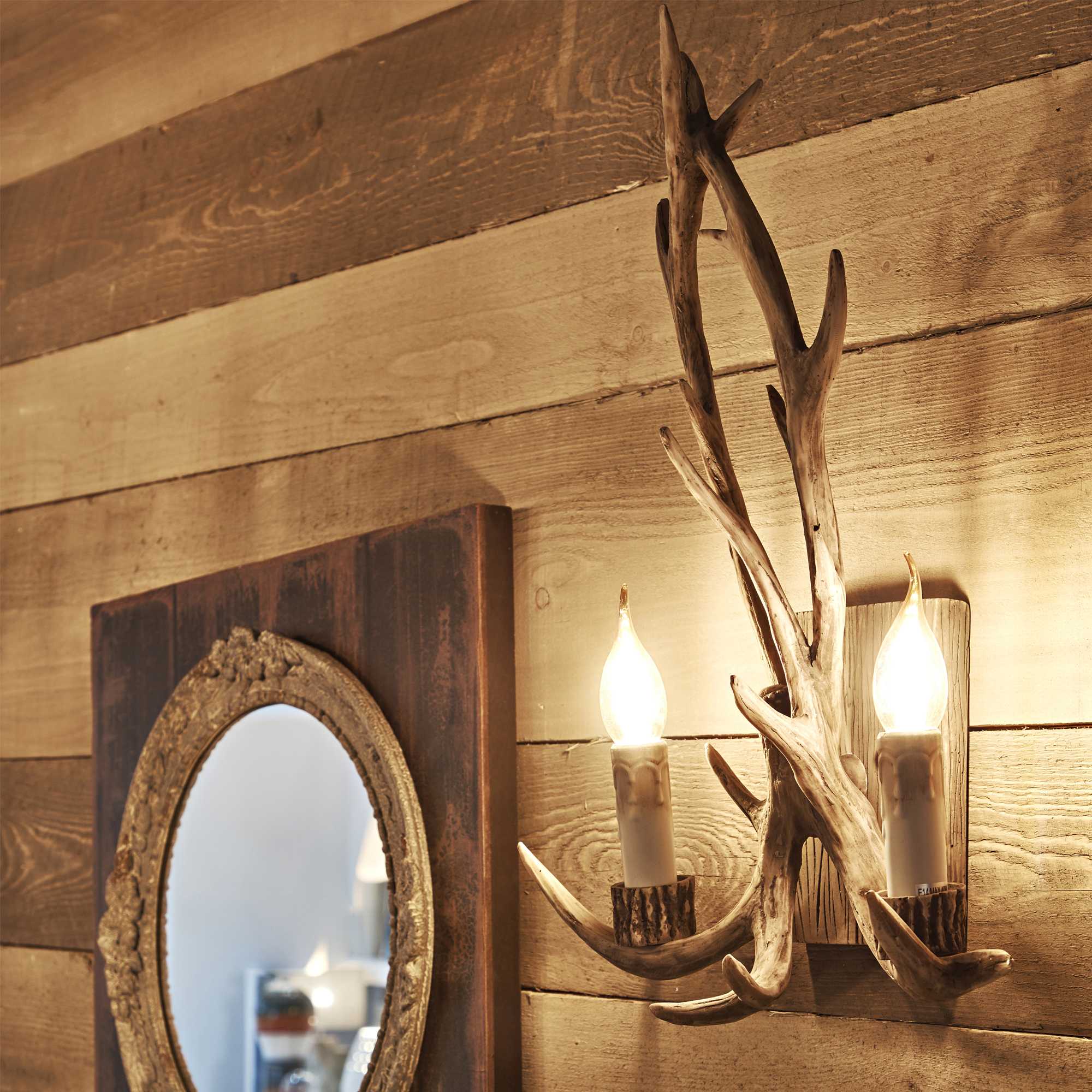 Chalet Wall Light - Beige Finish - Image 3