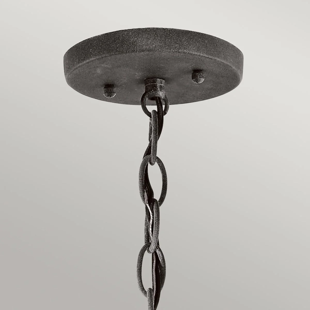 Chance Harbor 1 Light Chain Lantern - Weathered Zinc IP44 E27 - Image 4