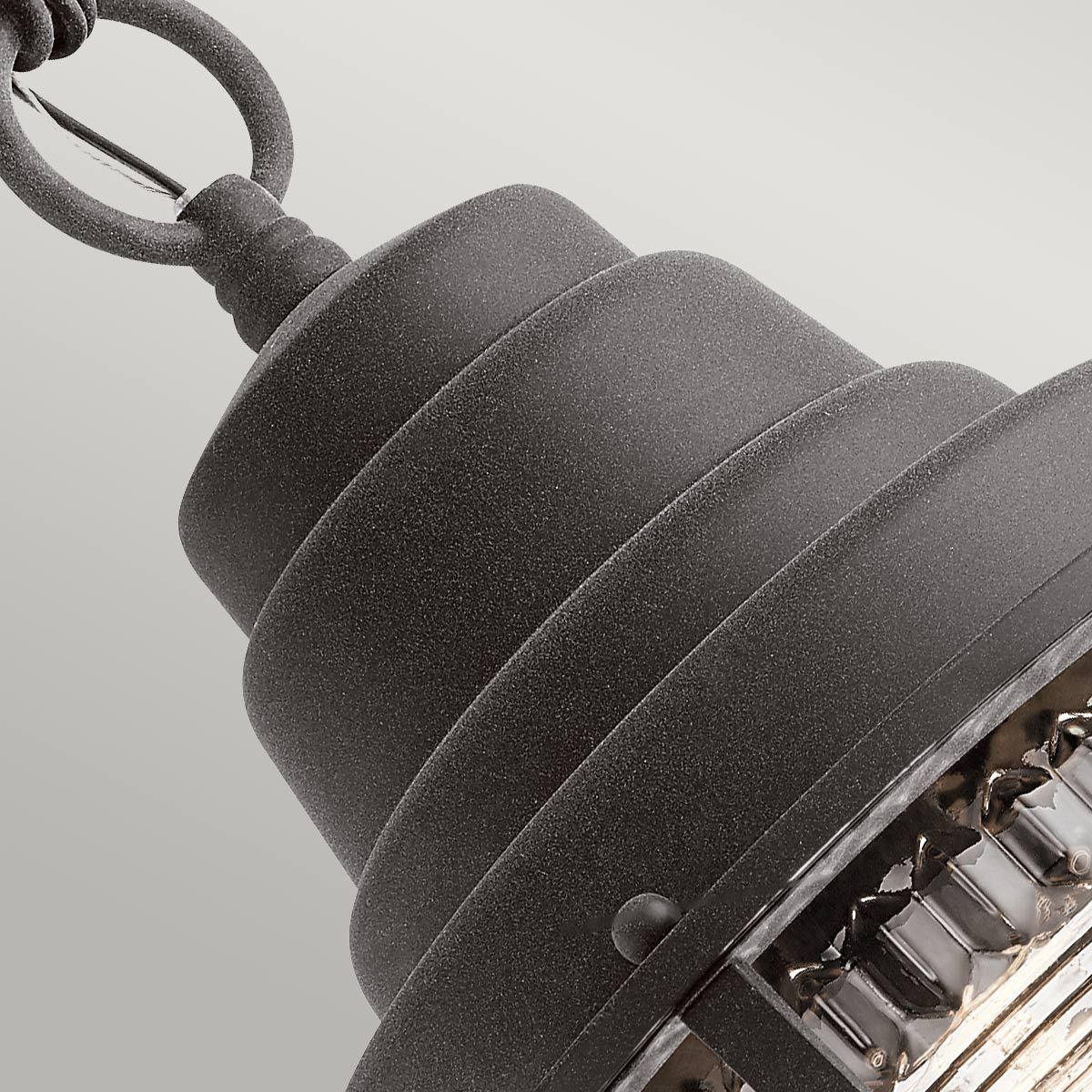 Chance Harbor 1 Light Chain Lantern - Weathered Zinc IP44 E27 - Image 5