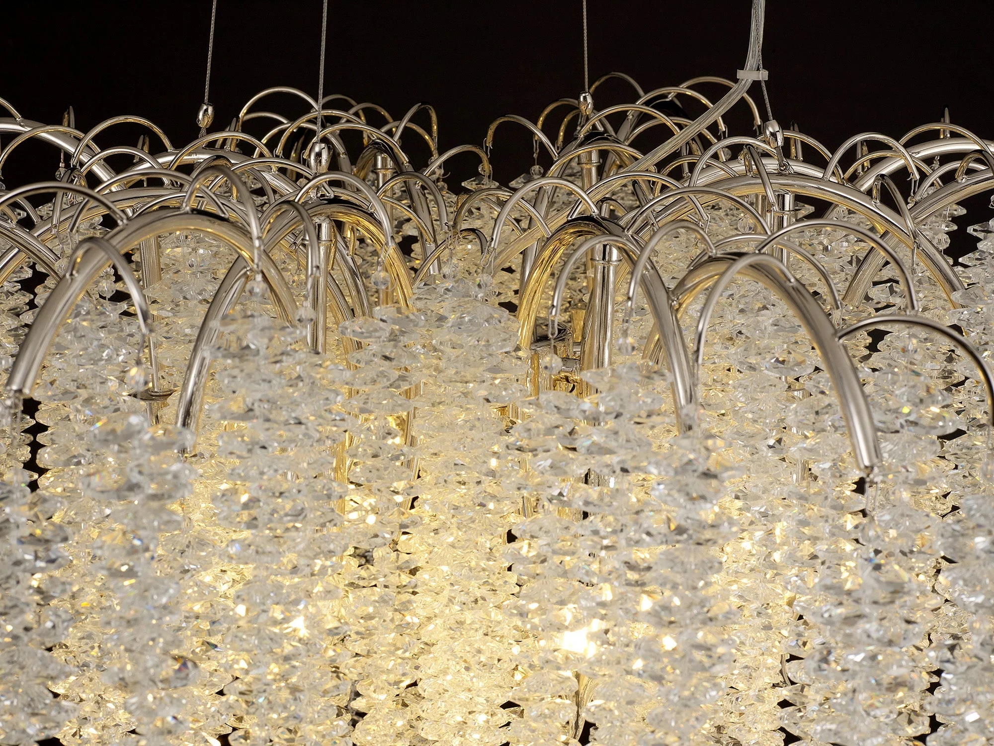 Chantilly 9/7 Light, Polished Nickel/French Gold/Crystal - Image 12