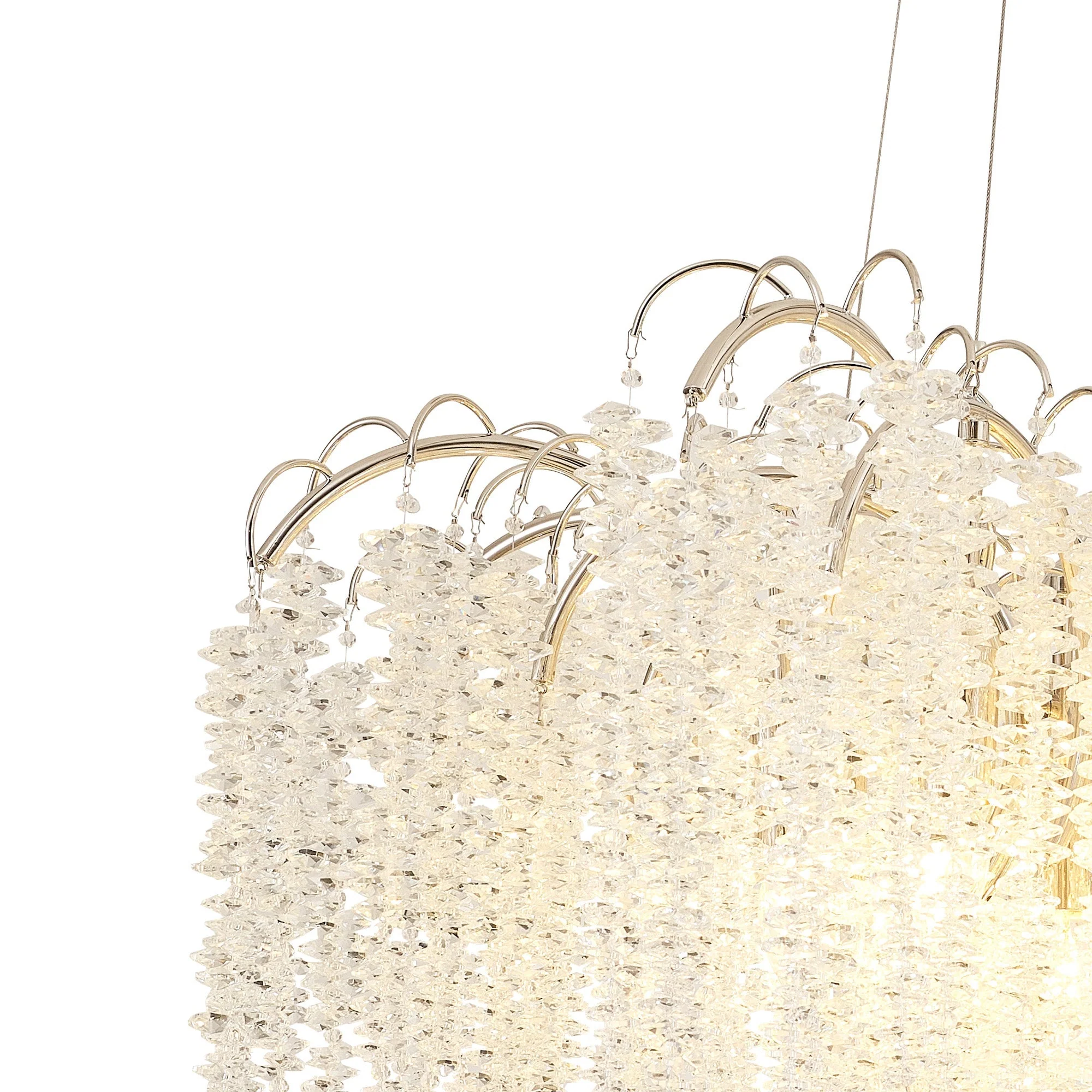Chantilly 9/7 Light, Polished Nickel/French Gold/Crystal - Image 14