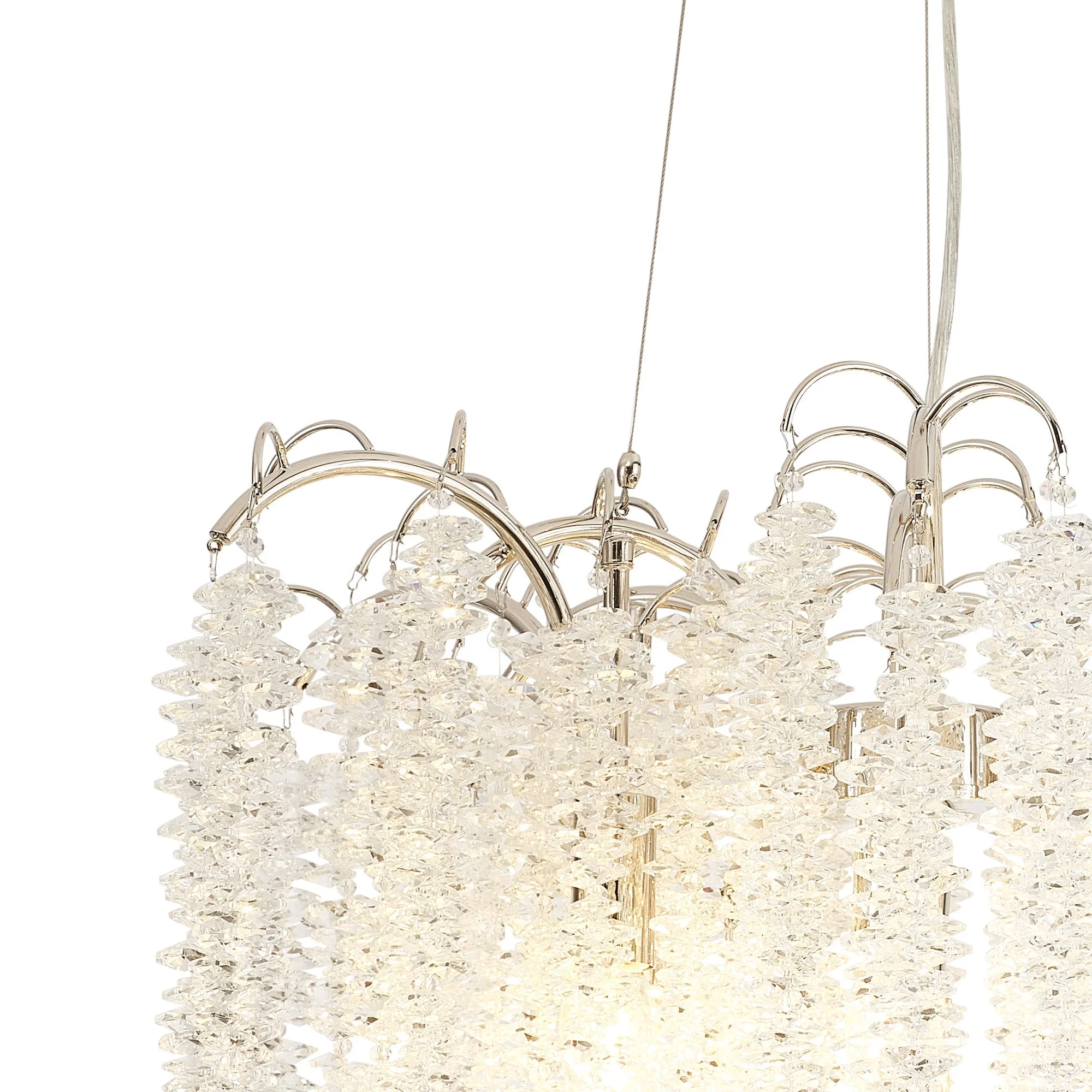 Chantilly 9/7 Light, Polished Nickel/French Gold/Crystal - Image 18