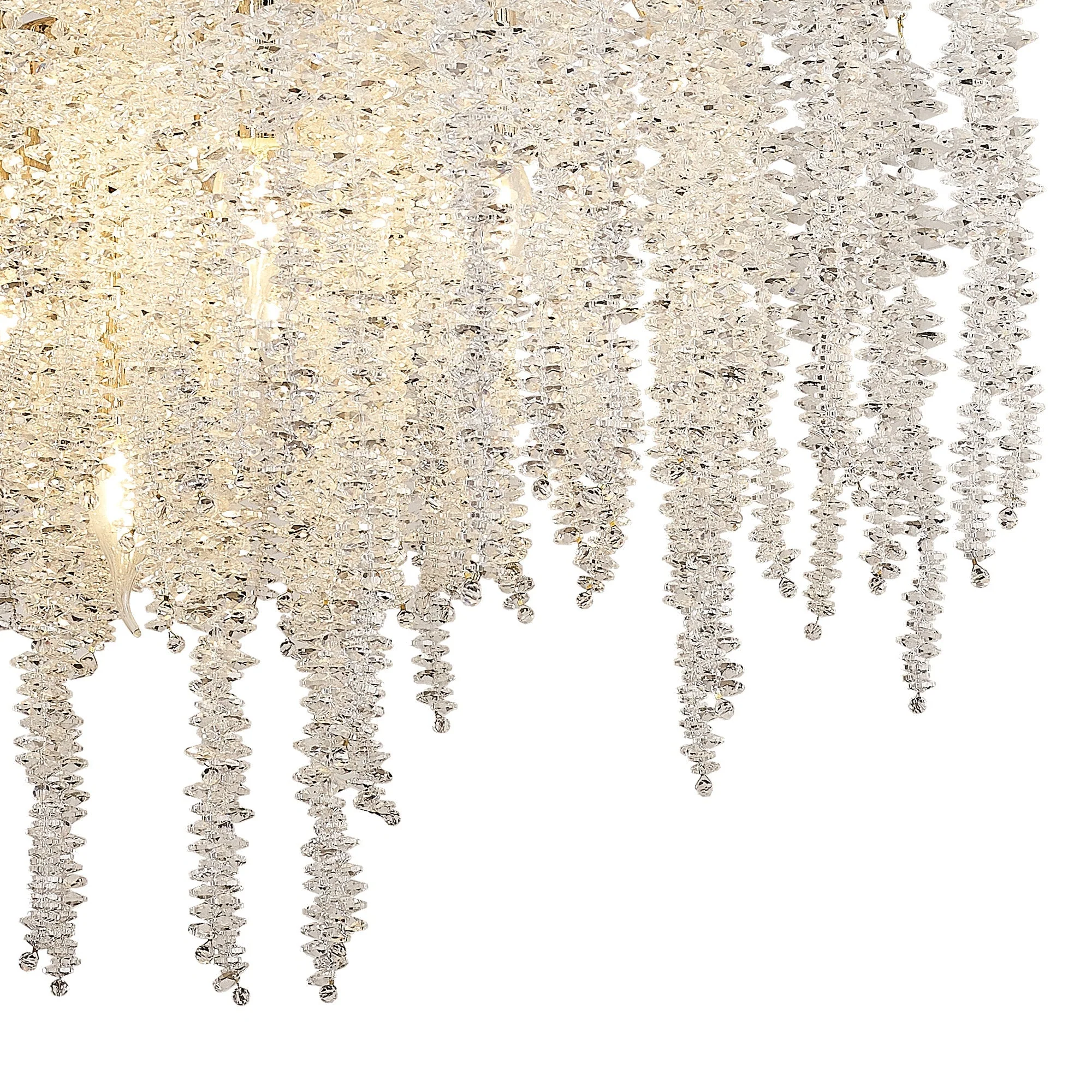 Chantilly 9/7 Light, Polished Nickel/French Gold/Crystal - Image 2
