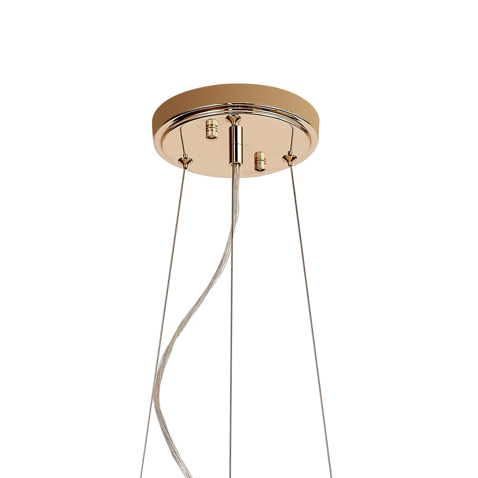 Chantilly 9/7 Light, Polished Nickel/French Gold/Crystal - Image 6