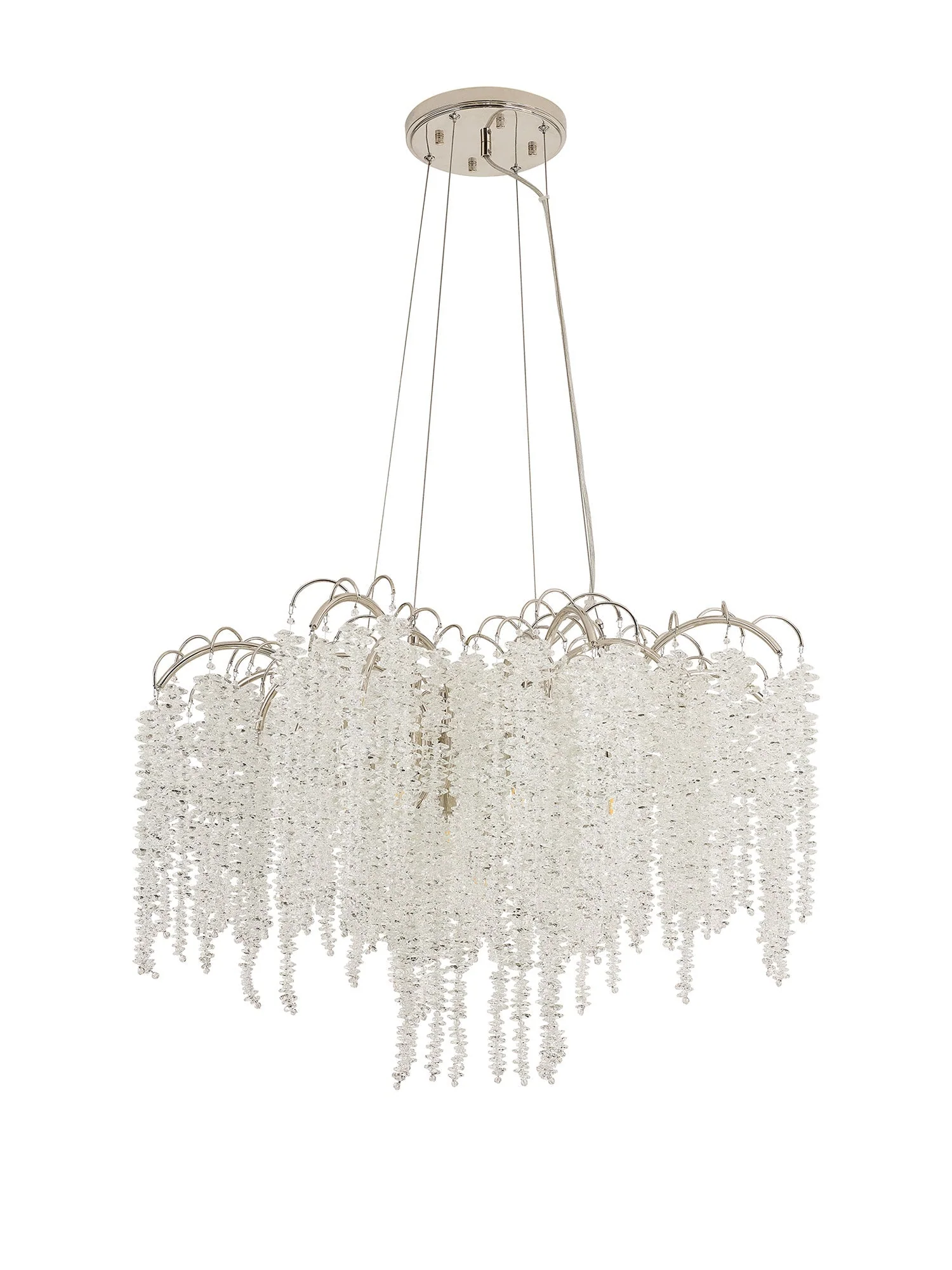 Chantilly 9/7 Light, Polished Nickel/French Gold/Crystal - Image 9