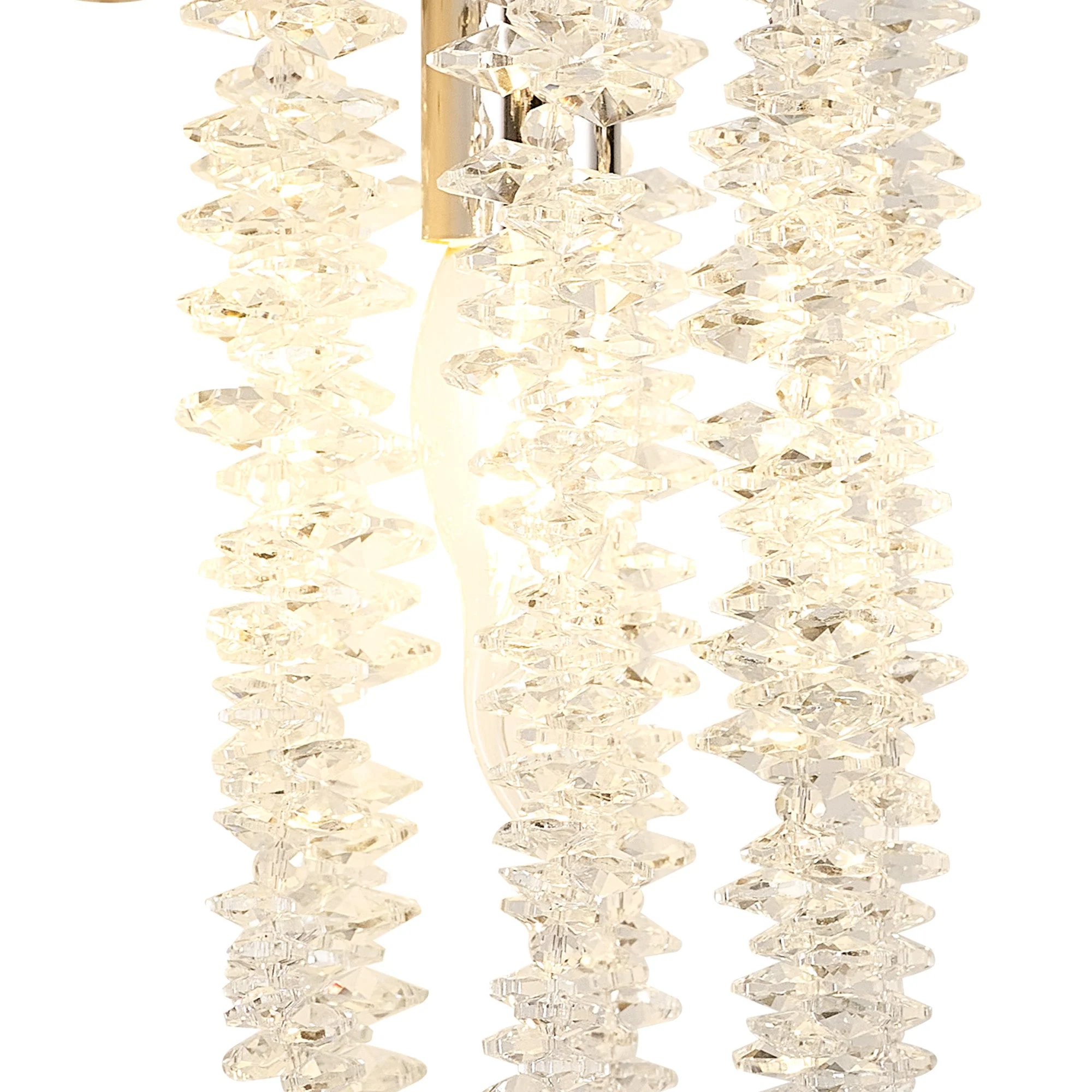Chantilly Wall Lamp, 1 Light E14, Polished Nickel / French Gold - Image 3