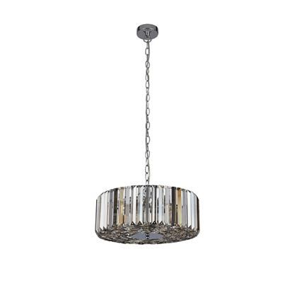 Chapeau 3/4/5 Lt Pendant/semi-Flush- Amber, Smoke & Clear Crystal - Image 2
