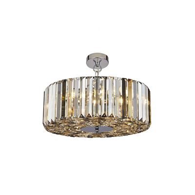 Chapeau 3/4/5 Lt Pendant/semi-Flush- Amber, Smoke & Clear Crystal - Image 6