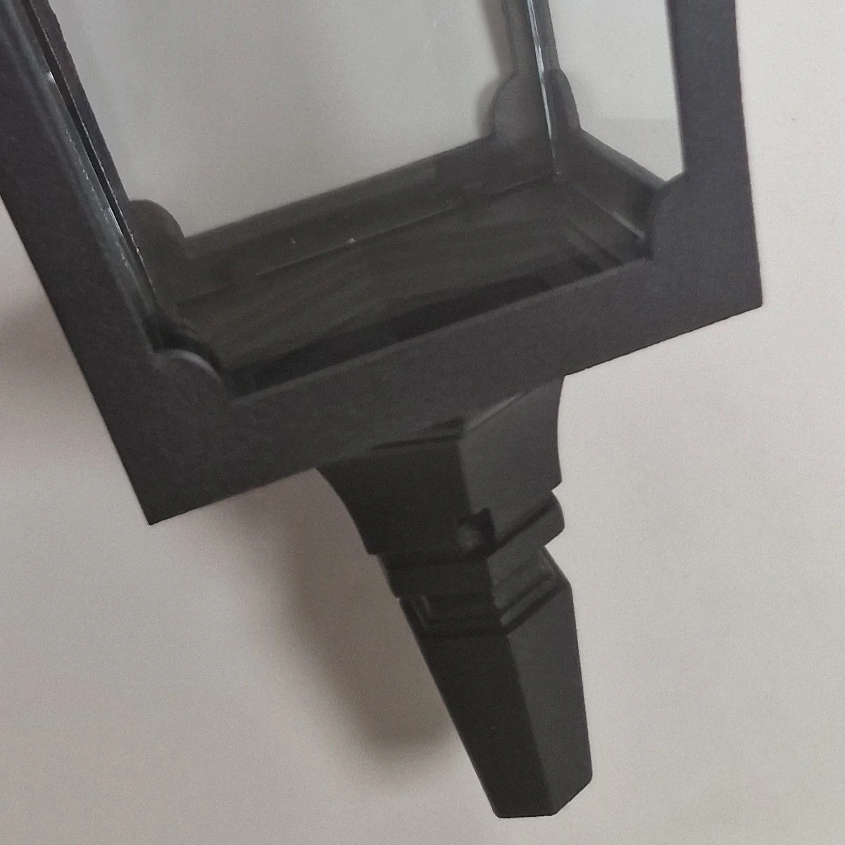 Chapel 1 Light Medium/Large Chain Lantern - Black IP44 E27 - Image 5