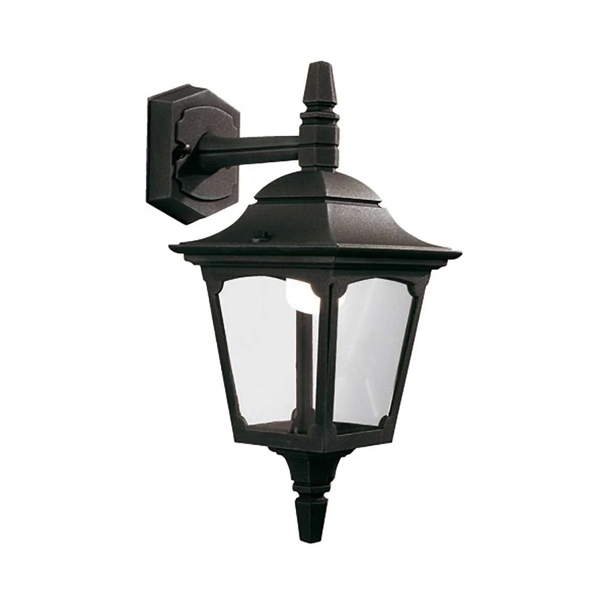 Chapel 1 Light Up/Down Outdoor Lantern - Black E27 IP44 - Image 2