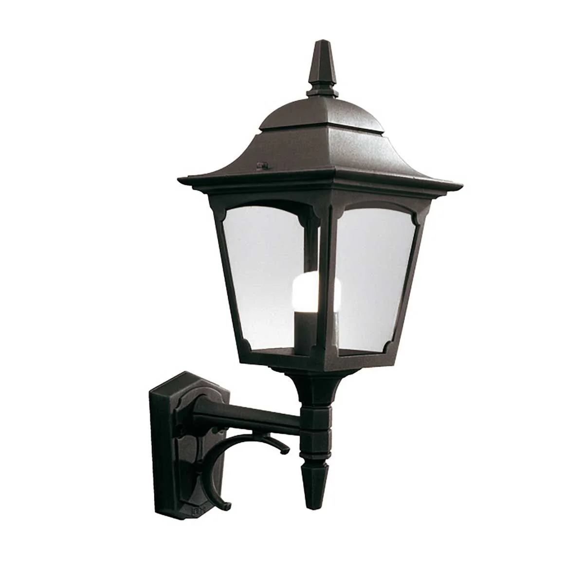Chapel 1 Light Up/Down Outdoor Lantern - Black E27 IP44 - Image 4