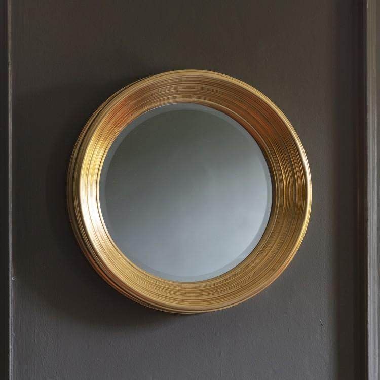 Chaplin Round Mirror Gold W650 x D105 x H650mm - Image 2