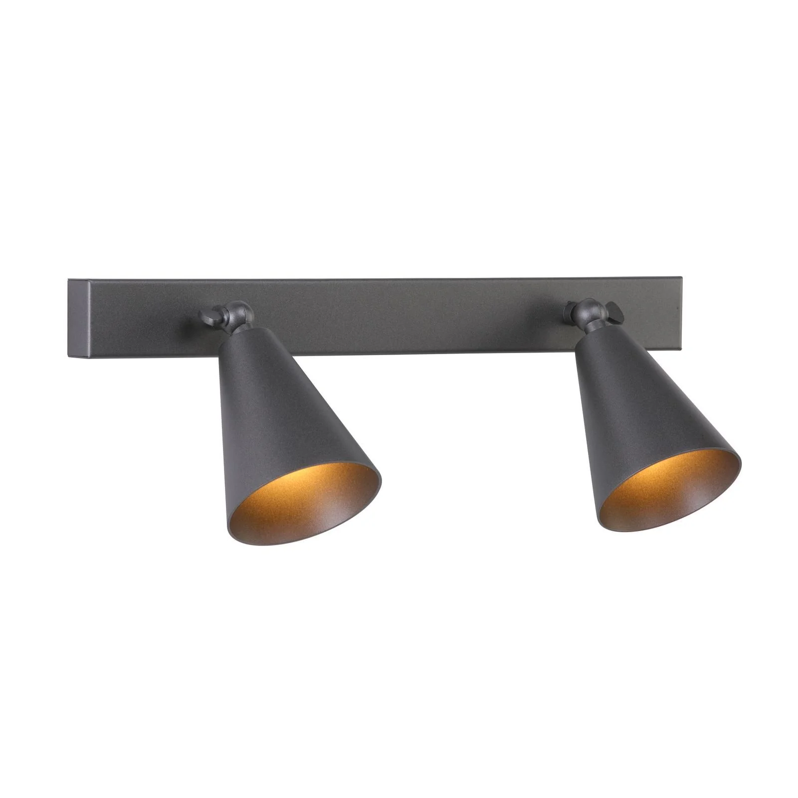 Charing 2 Light Wall Light- Aged Silver/ Aged Brass Finish - Image 2