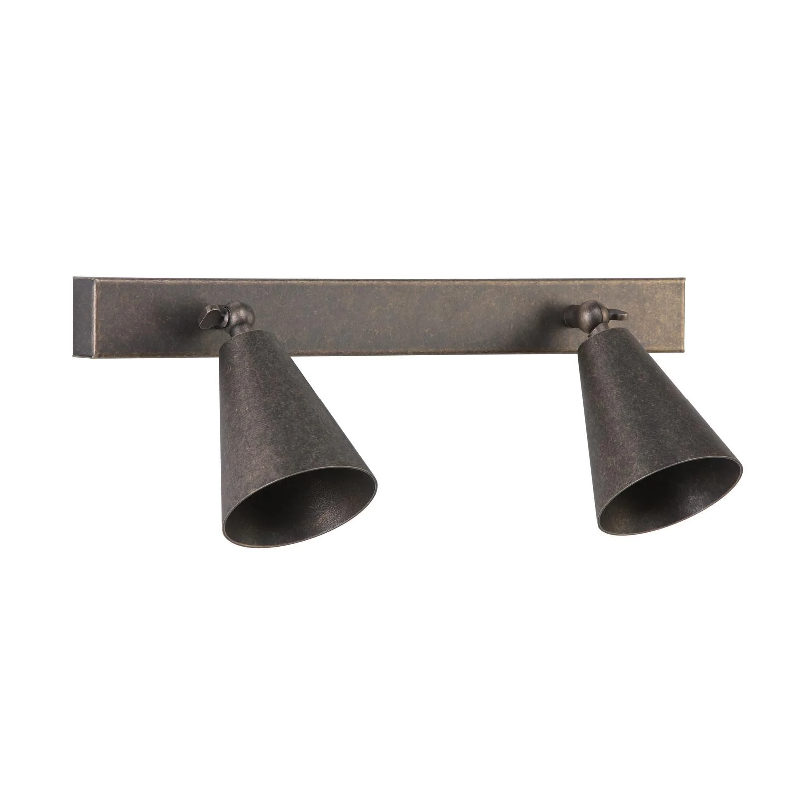 Charing 2 Light Wall Light- Aged Silver/ Aged Brass Finish - Image 4