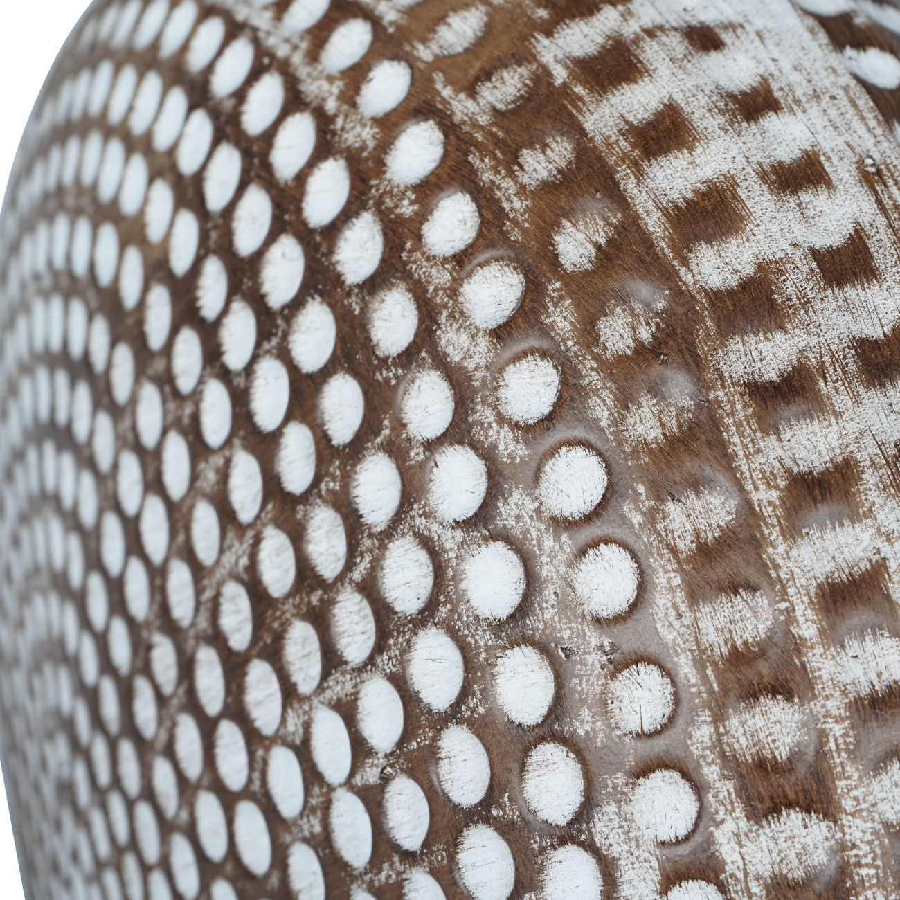 Chariot Round Ceramic Lamp Base with Ivory Oval Drum Shade - Image 3