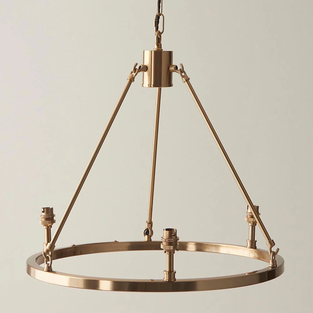 Charlemagne 3/6Lt Centre Ceiling Light - Brass - Image 2