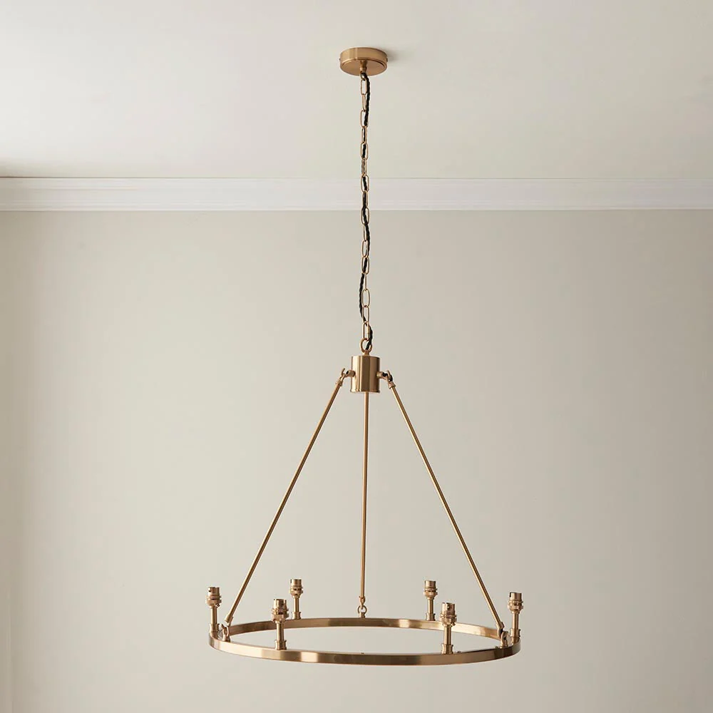 Charlemagne 3/6Lt Centre Ceiling Light - Brass - Image 5