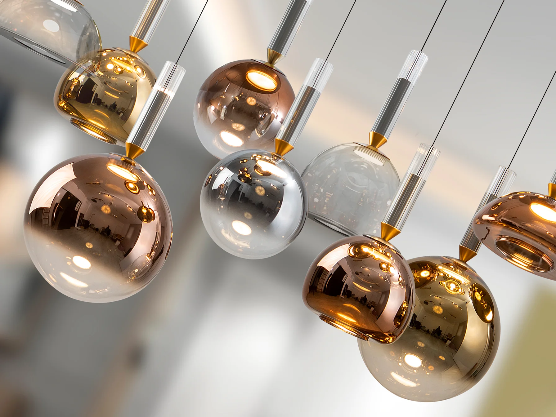 Charlize  9Lt Ceiling Light- Various Finishes - Image 10