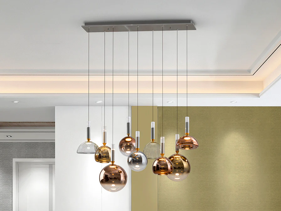 Charlize  9Lt Ceiling Light- Various Finishes - Image 2