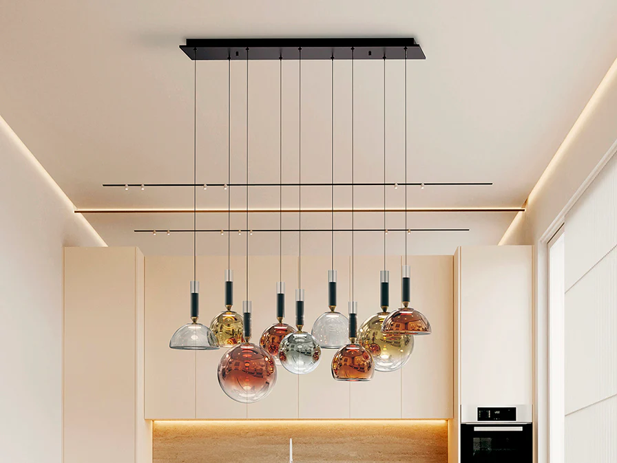 Charlize  9Lt Ceiling Light- Various Finishes - Image 3