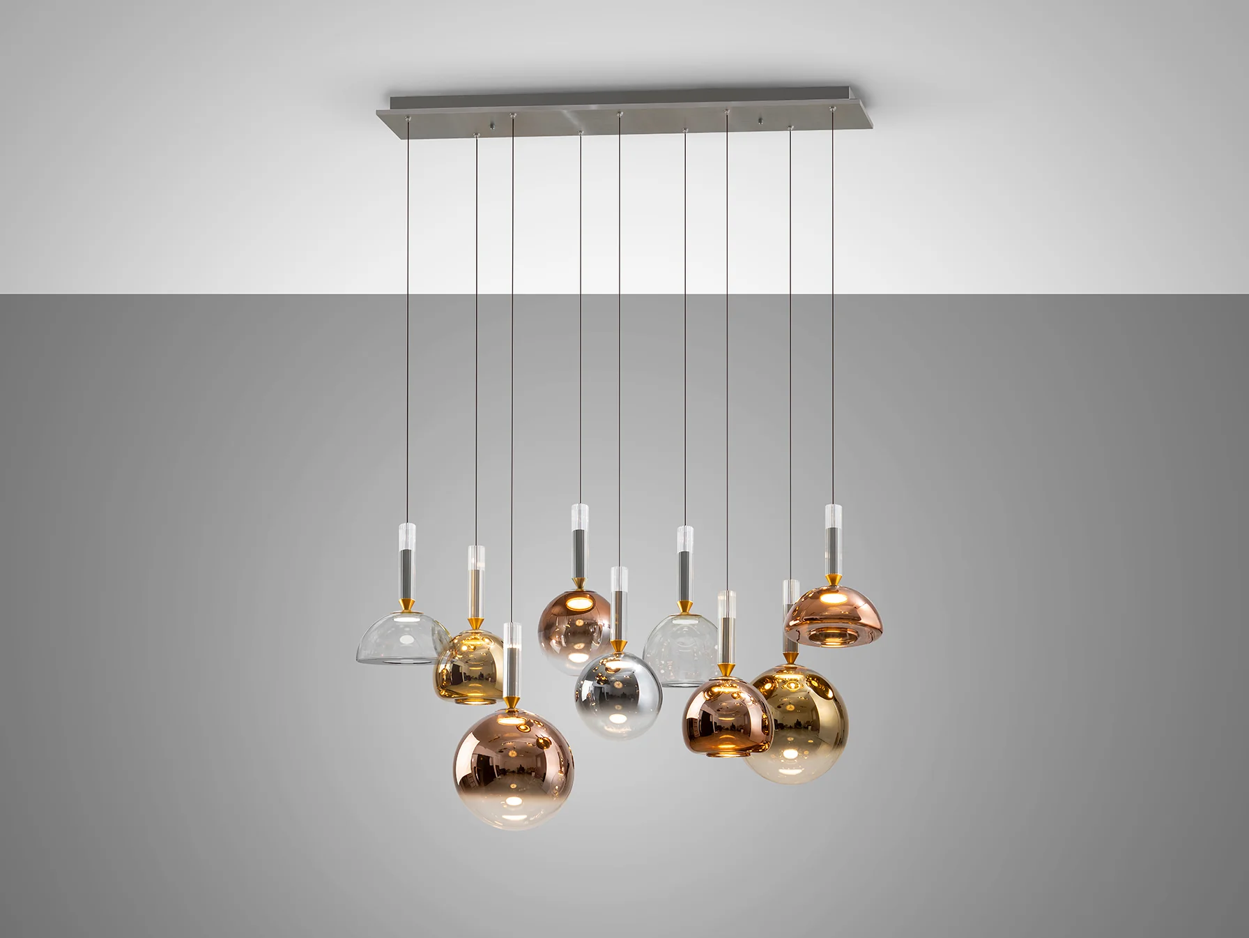 Charlize  9Lt Ceiling Light- Various Finishes - Image 7