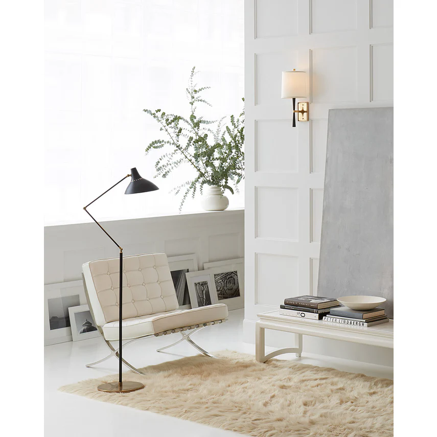 Charlton Floor Lamp- Black/ White Finishes - Image 3