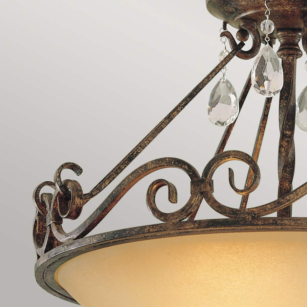 Chateau 2 Light Semi-Flush Light - Mocha Bronze - Image 3