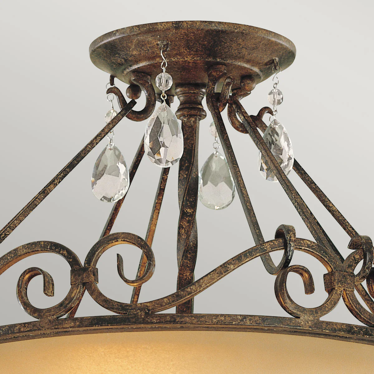 Chateau 2 Light Semi-Flush Light - Mocha Bronze - Image 4