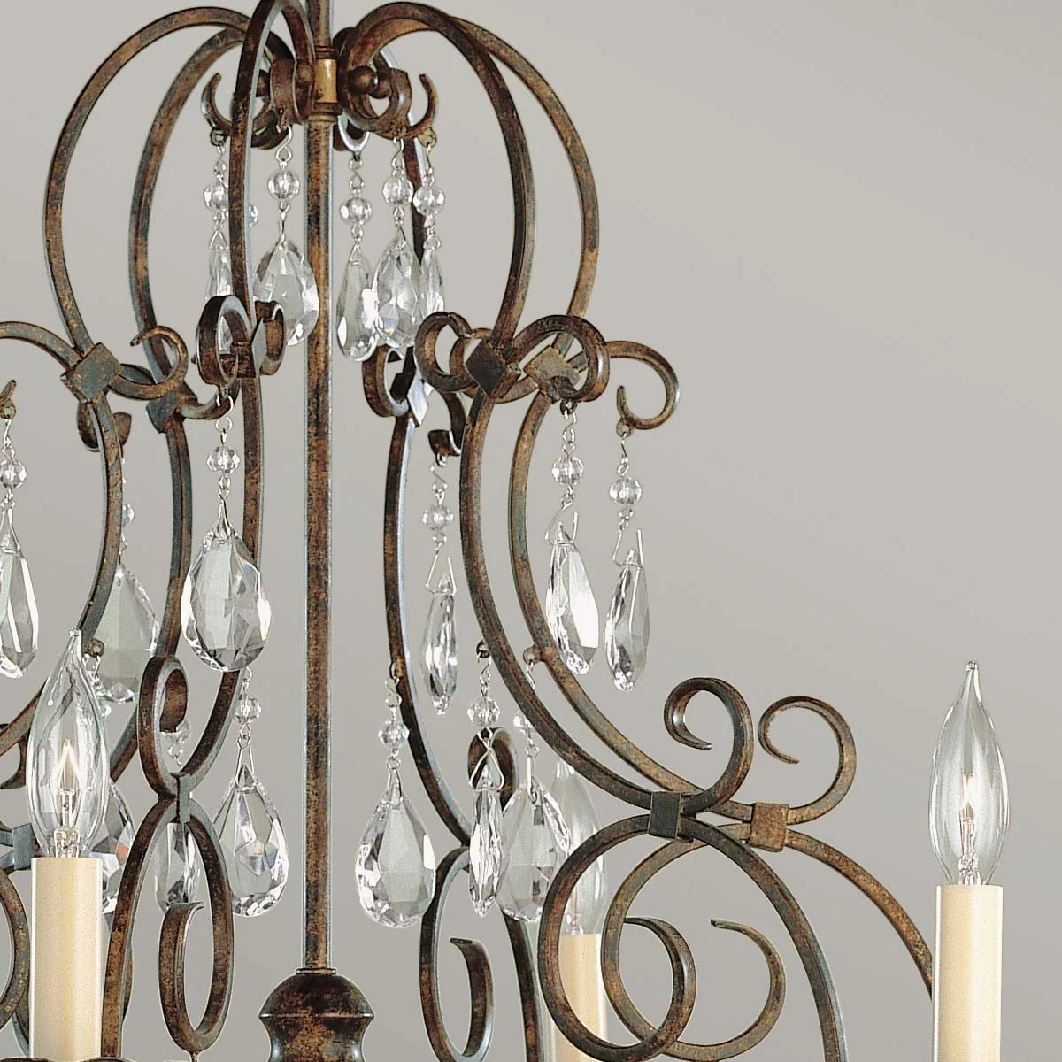 Chateau 4/6 Light Chandelier - Mocha Bronze - Image 10