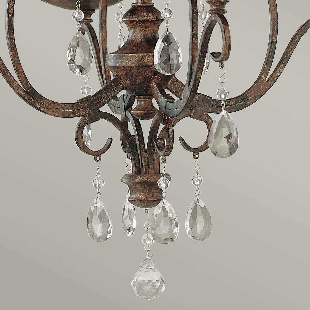 Chateau 4/6 Light Chandelier - Mocha Bronze - Image 4