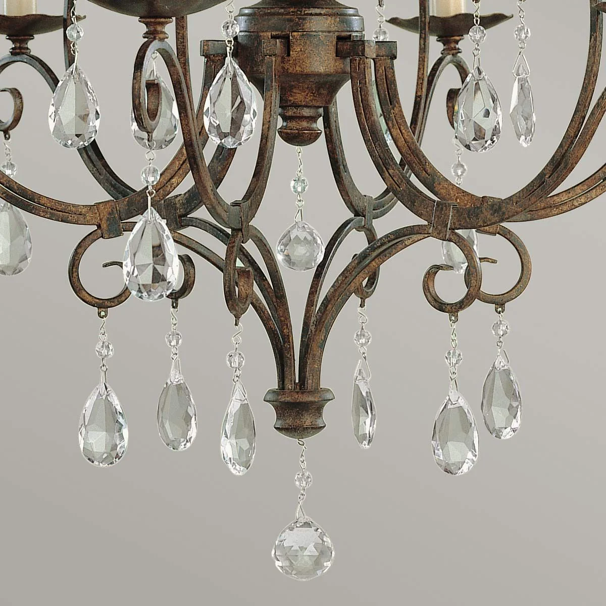 Chateau 4/6 Light Chandelier - Mocha Bronze - Image 9