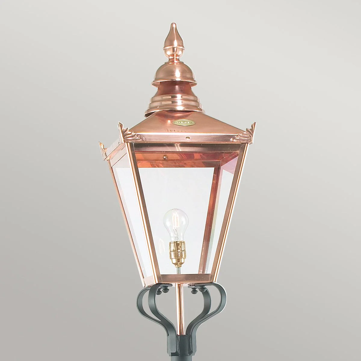 Chelsea 1/2Lt Lamp Post - Copper Black IP44  E27 - Image 3