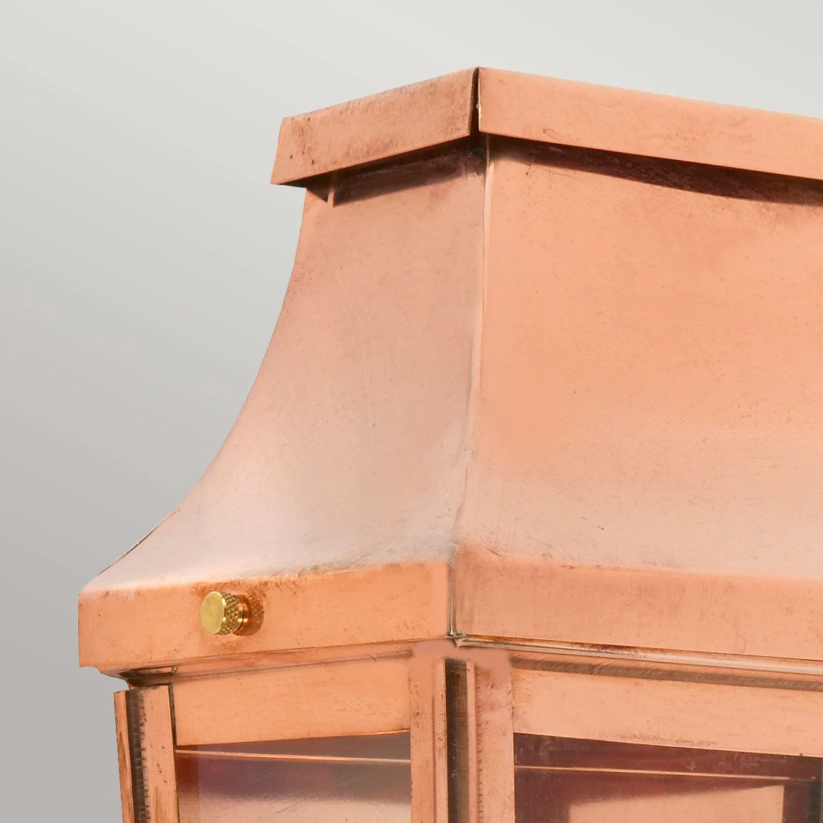 Chelsea 1 Light Small/Large Half Lantern - Copper E27 IP44 - Image 3